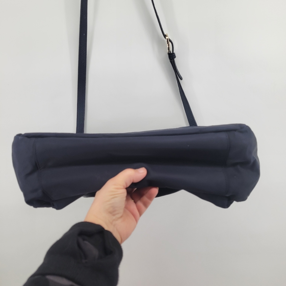 Tory Burch Navy Blue Thea Nylon Messenger Diaper Bag - Picture 9 of 11